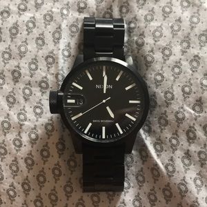 Large black Nixon watch